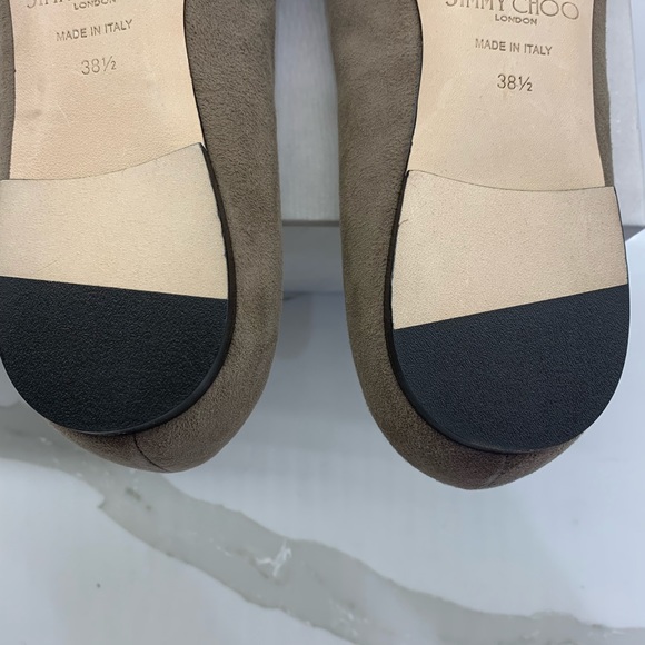 Jimmy Choo shoes flats size 38.5 beige - Picture 5 of 9